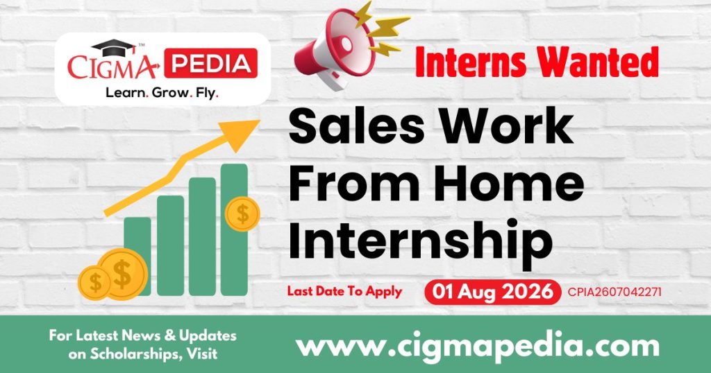 Sales Work From Home Internship