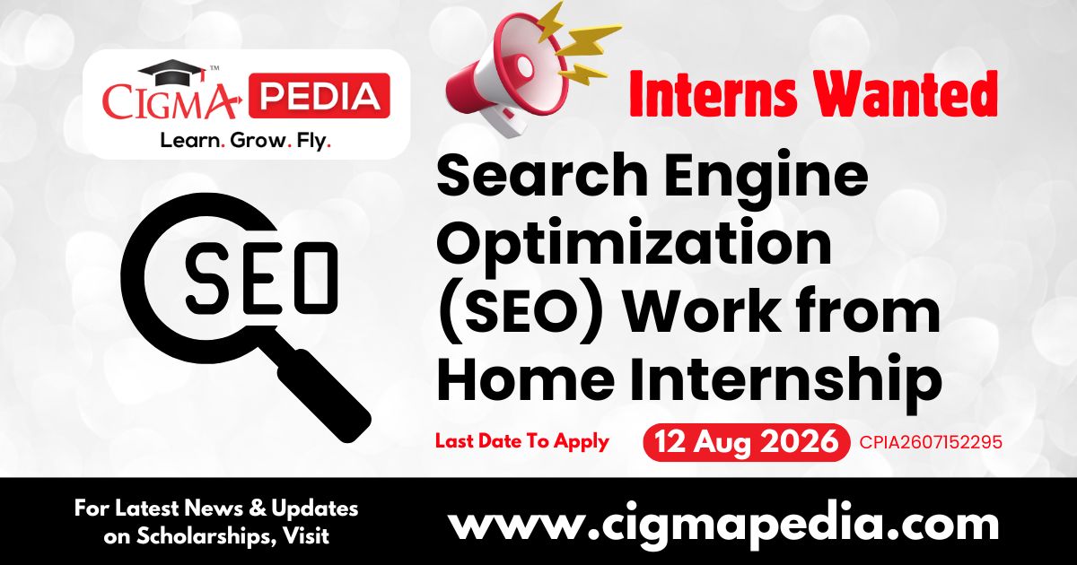 Search Engine Optimization (SEO) Work from Home Internship