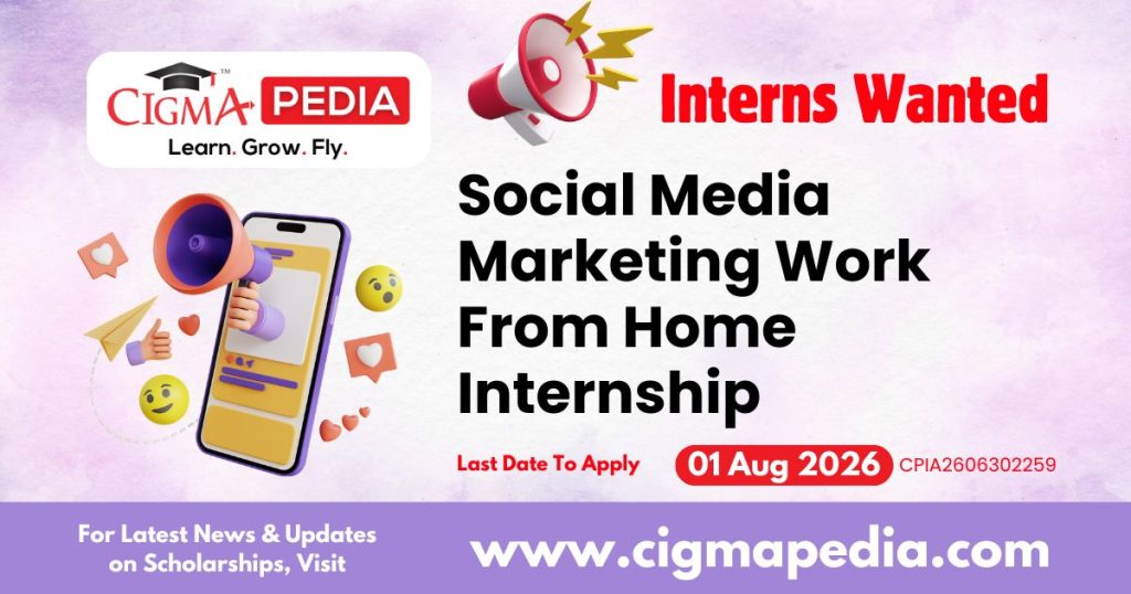 Social Media Marketing Work from Home Internship