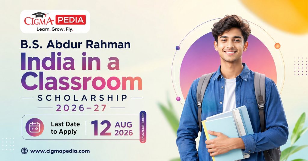 B.S. Abdur Rahman India in a Classroom Scholarship