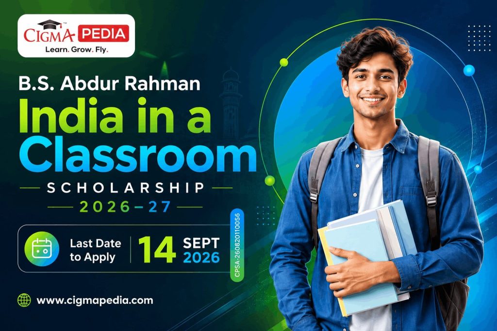 B.S. Abdur Rahman India in a Classroom Scholarship