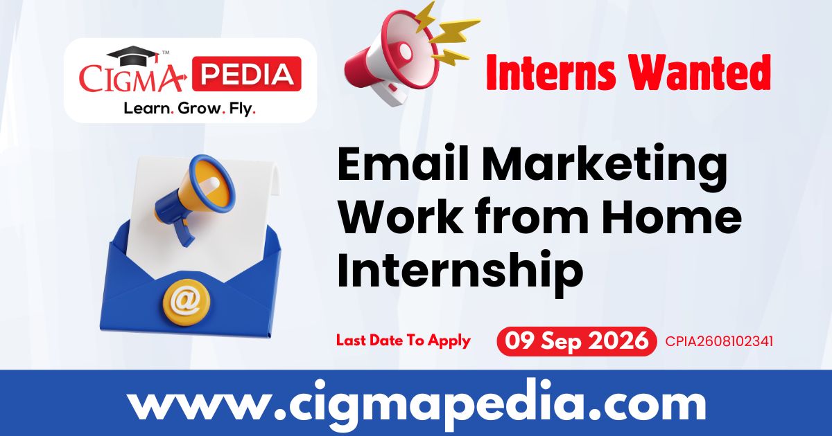 Email Marketing Work from Home Internship