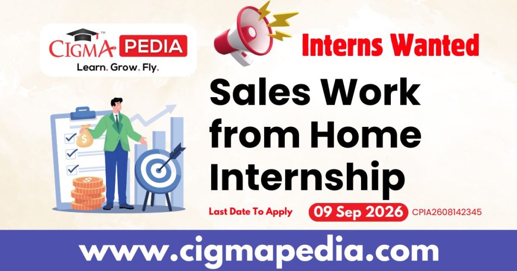 Sales Work From Home Internship