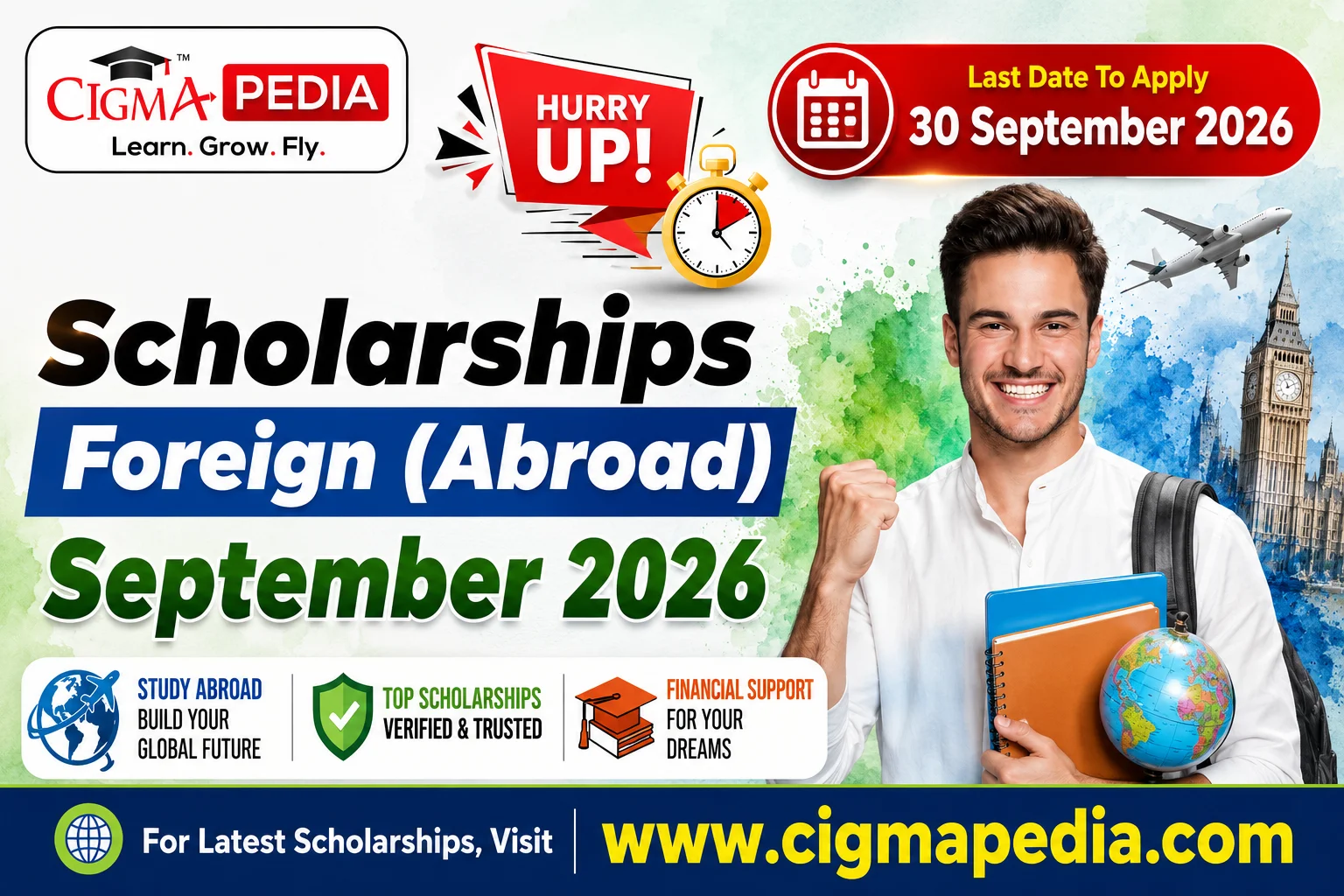 CIGMA Pedia Scholarships September 2026 For Foreign Abroad