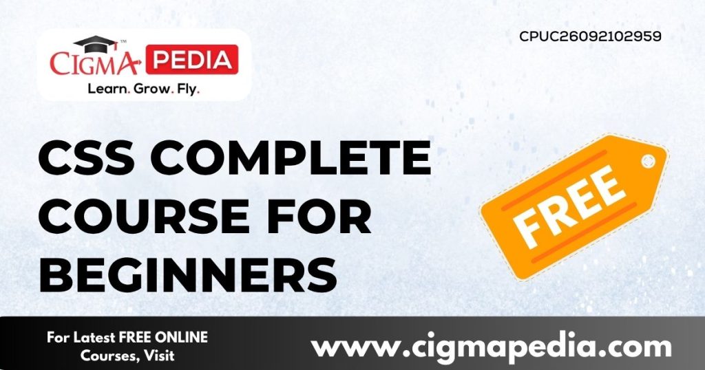 CSS Complete Course For Beginners