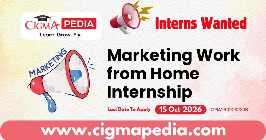 Marketing Work from Home Internship