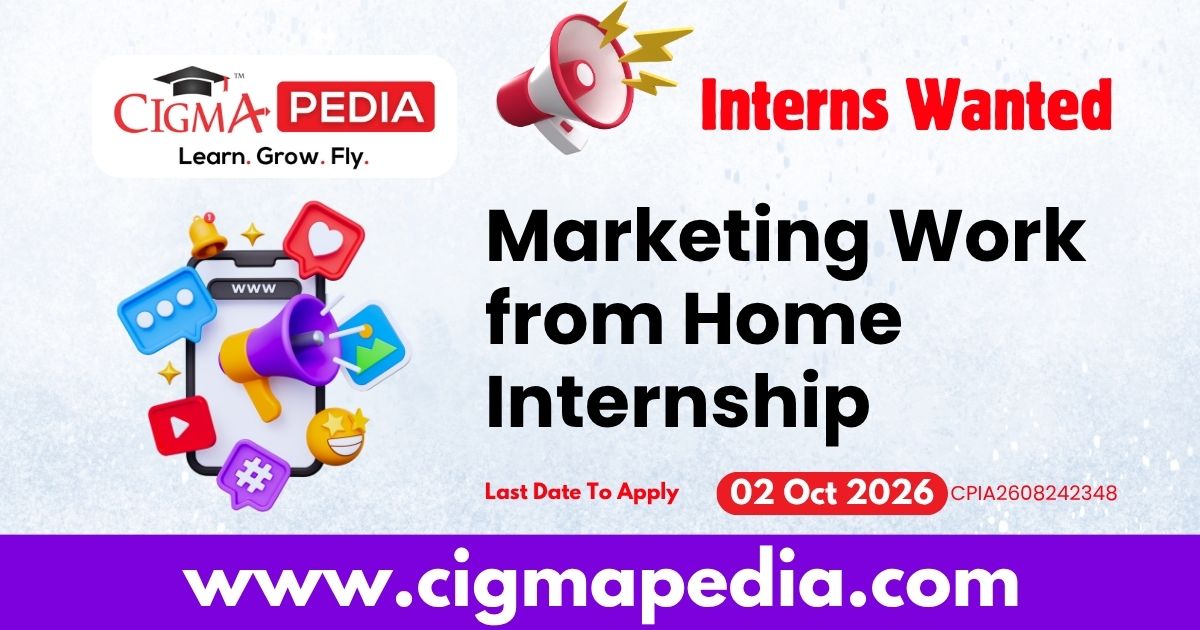 Marketing Work from Home Internship