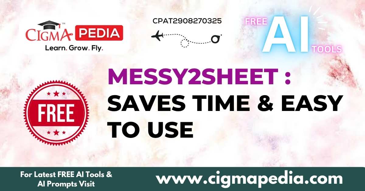 Messy2sheet