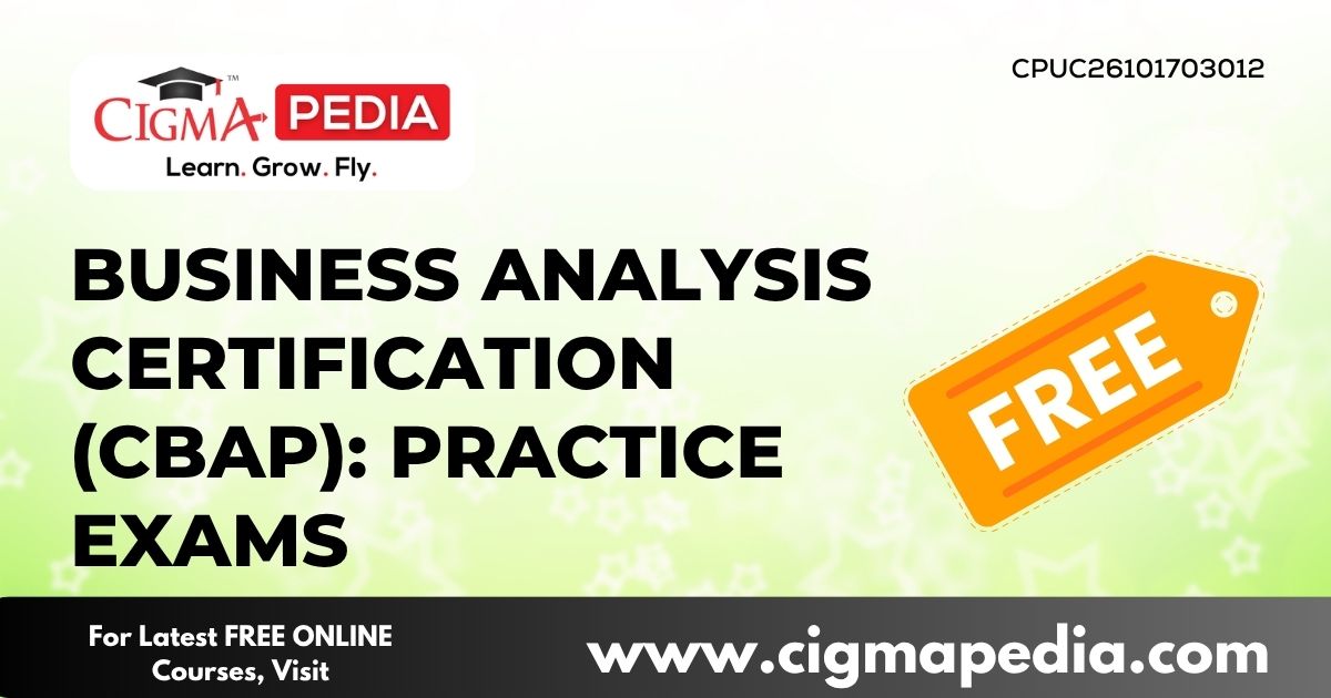 Business Analysis Certification
