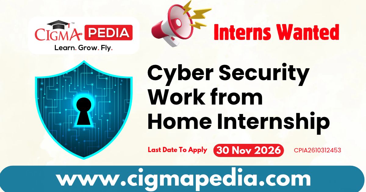 Cyber Security Work from Home Internship