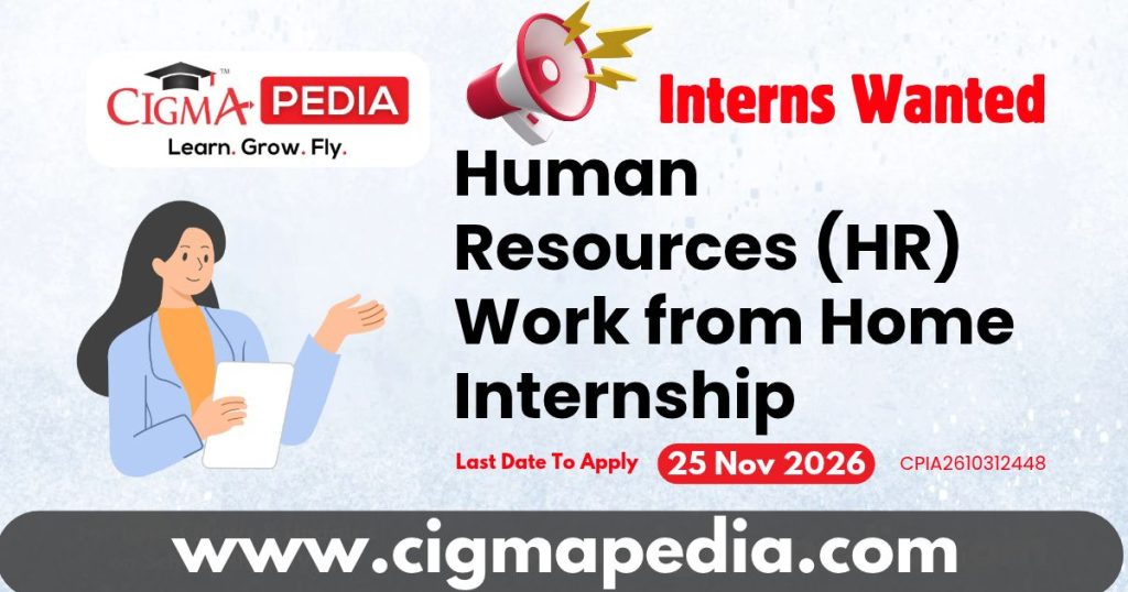 Human Resources (HR) Work from Home Internship