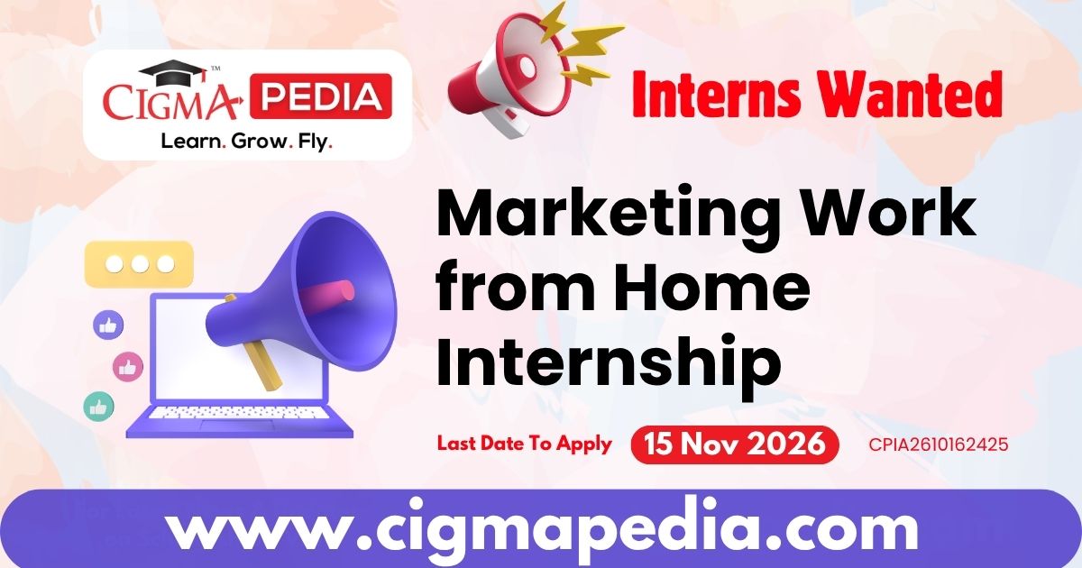 Marketing Work from Home Internship