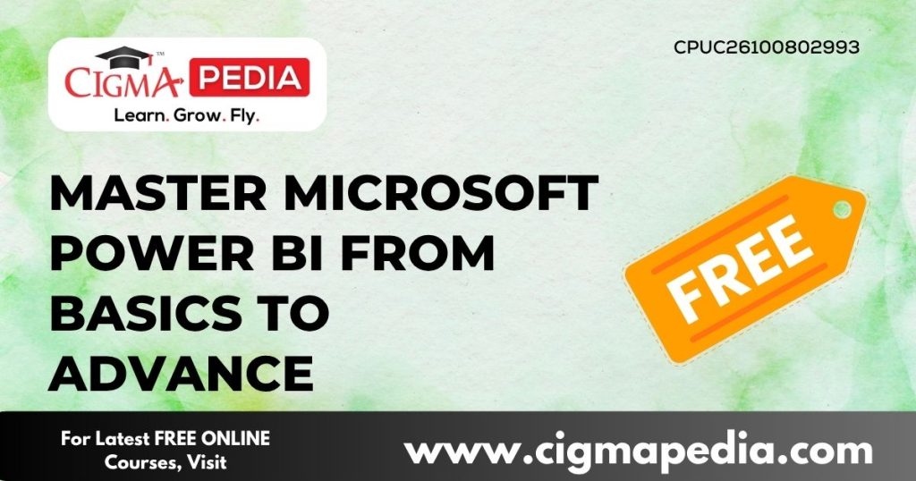 Master Microsoft Power BI from Basics to Advance