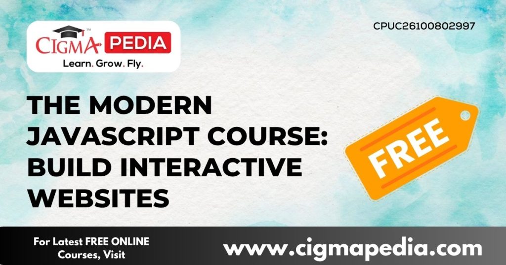The Modern JavaScript Course
