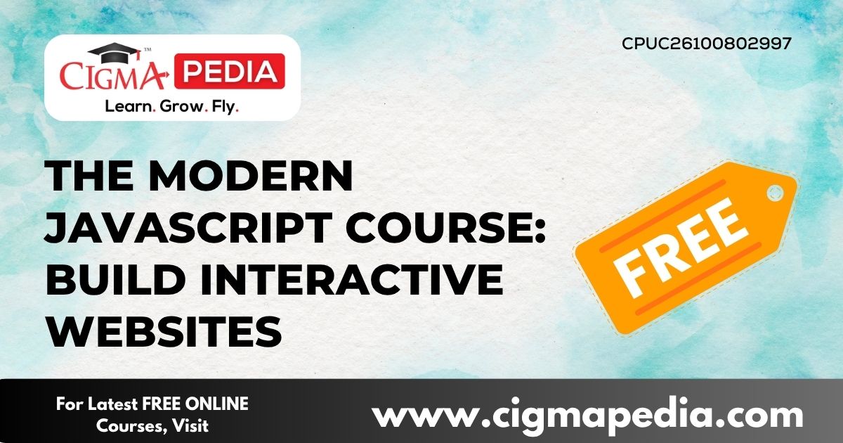The Modern JavaScript Course